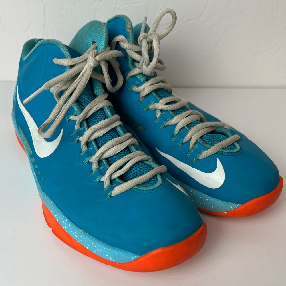 Nike Kevin Durant 5 Gs Pool Party / Blue And Orange / 555641-402 / Size …